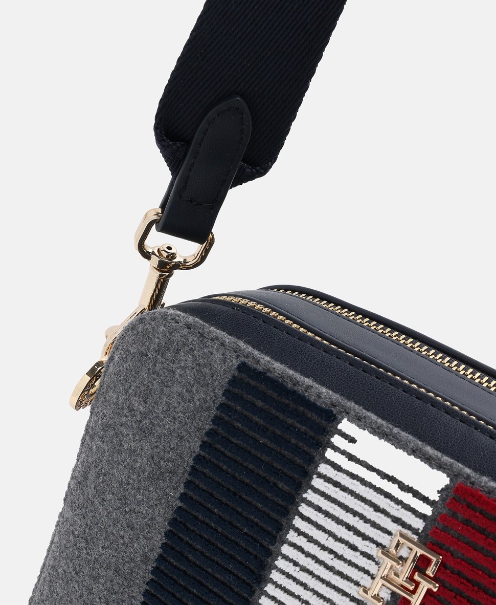 Tommy Hilfiger kabelka přes rameno Šedá 2