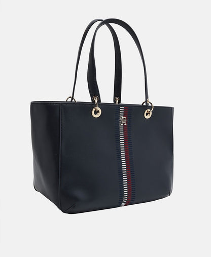 Tommy Hilfiger kabelka tote Tmavě modrá 1