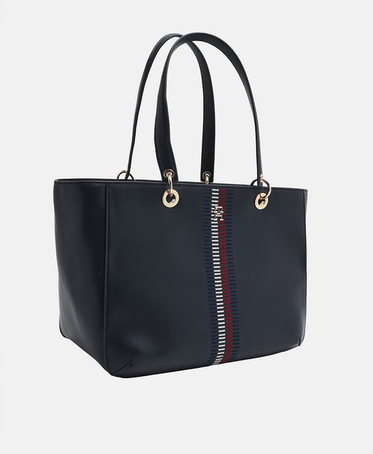 Tommy Hilfiger kabelka tote Tmavě modrá 1