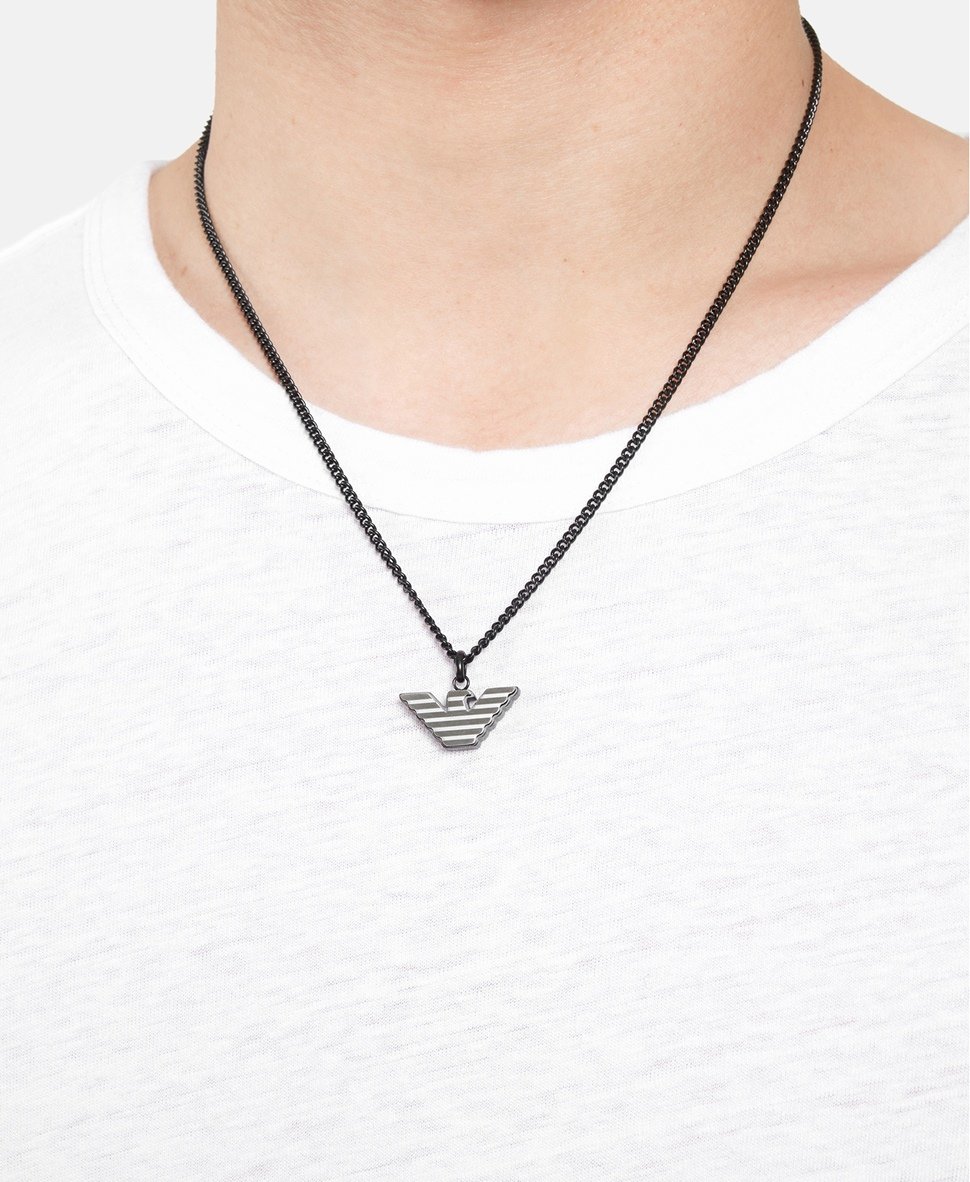 Emporio Armani náhrdelník Stříbrná 4