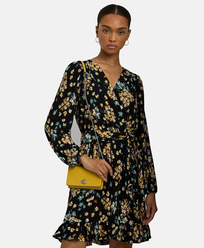 Lauren Ralph Lauren kožená kabelka Taupe 7