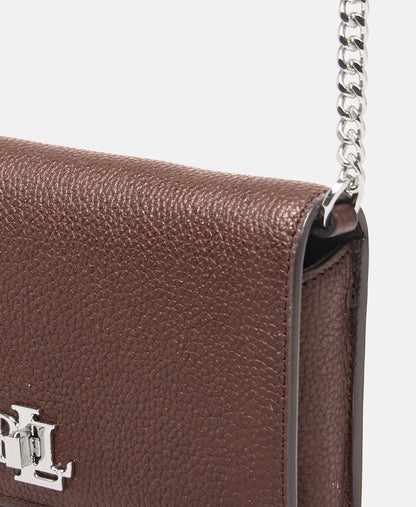Lauren Ralph Lauren kožená kabelka Bronzová 2