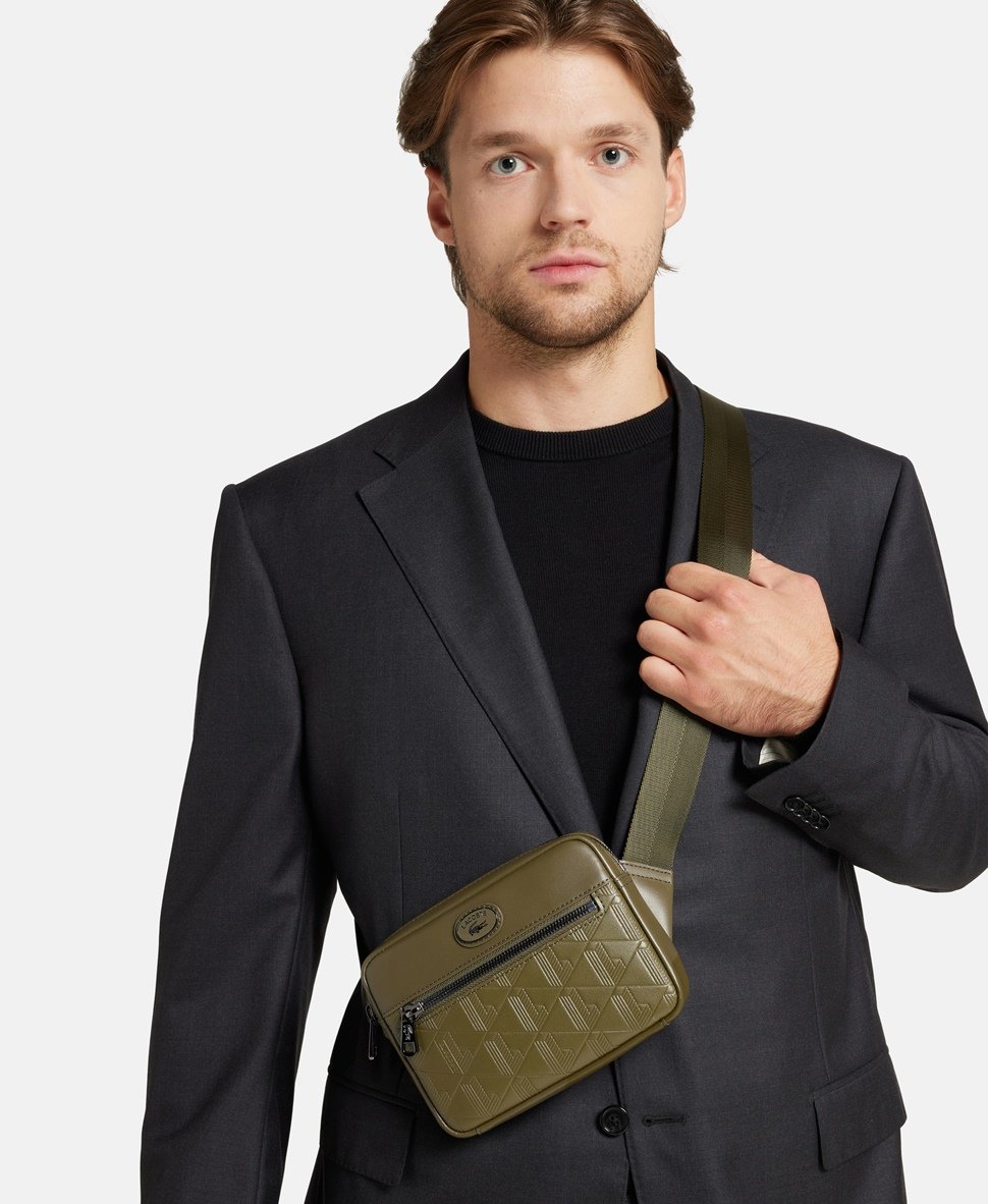 Lacoste taška messenger Modrá 5
