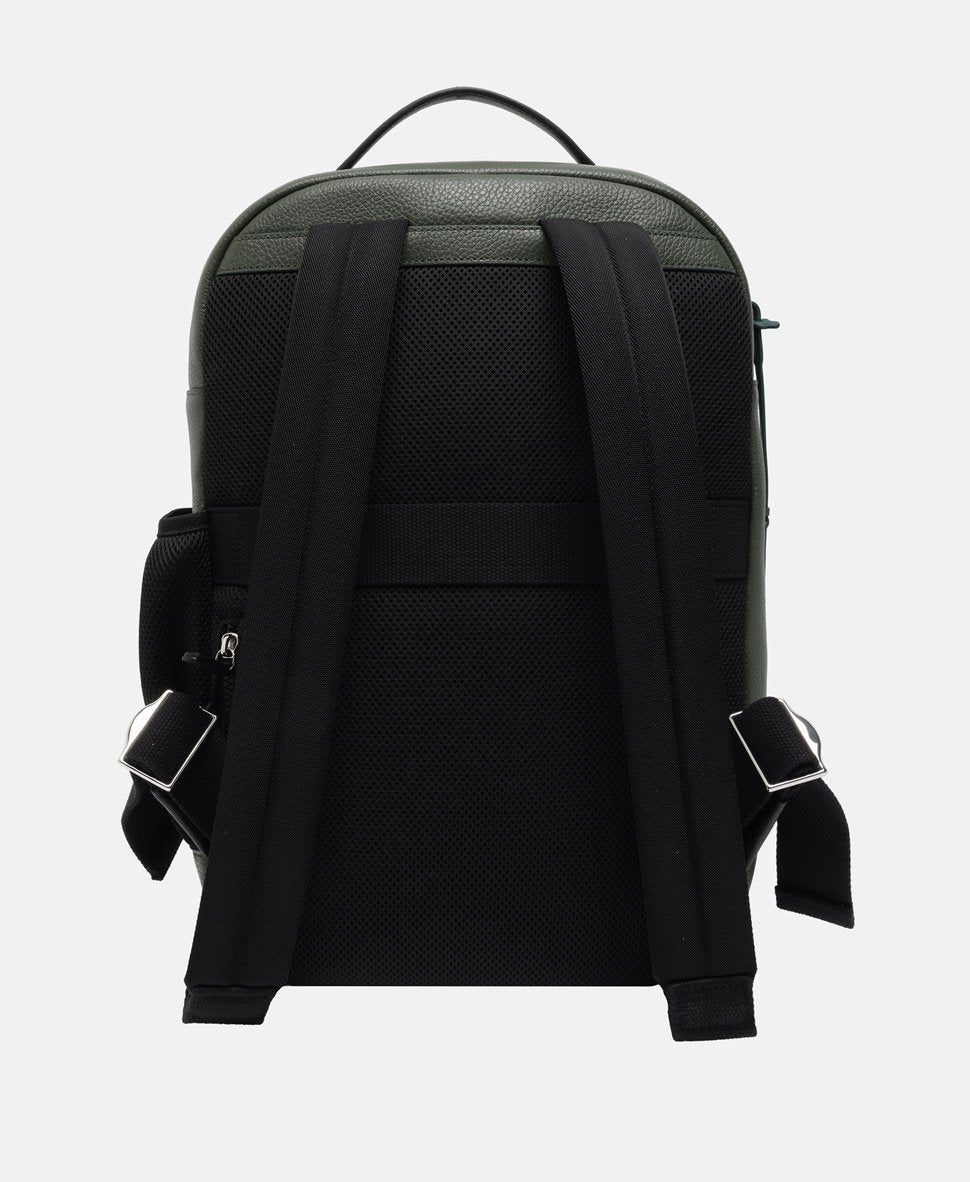 Coccinelle kožený batoh Tmavě zelená 4