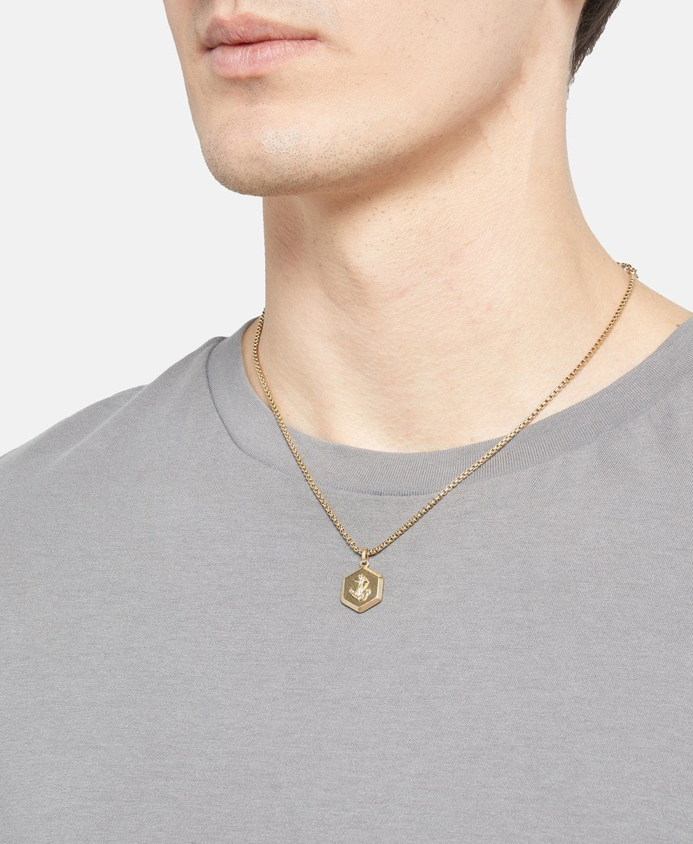 Fossil řetízek s přívěskem Zlatá 3