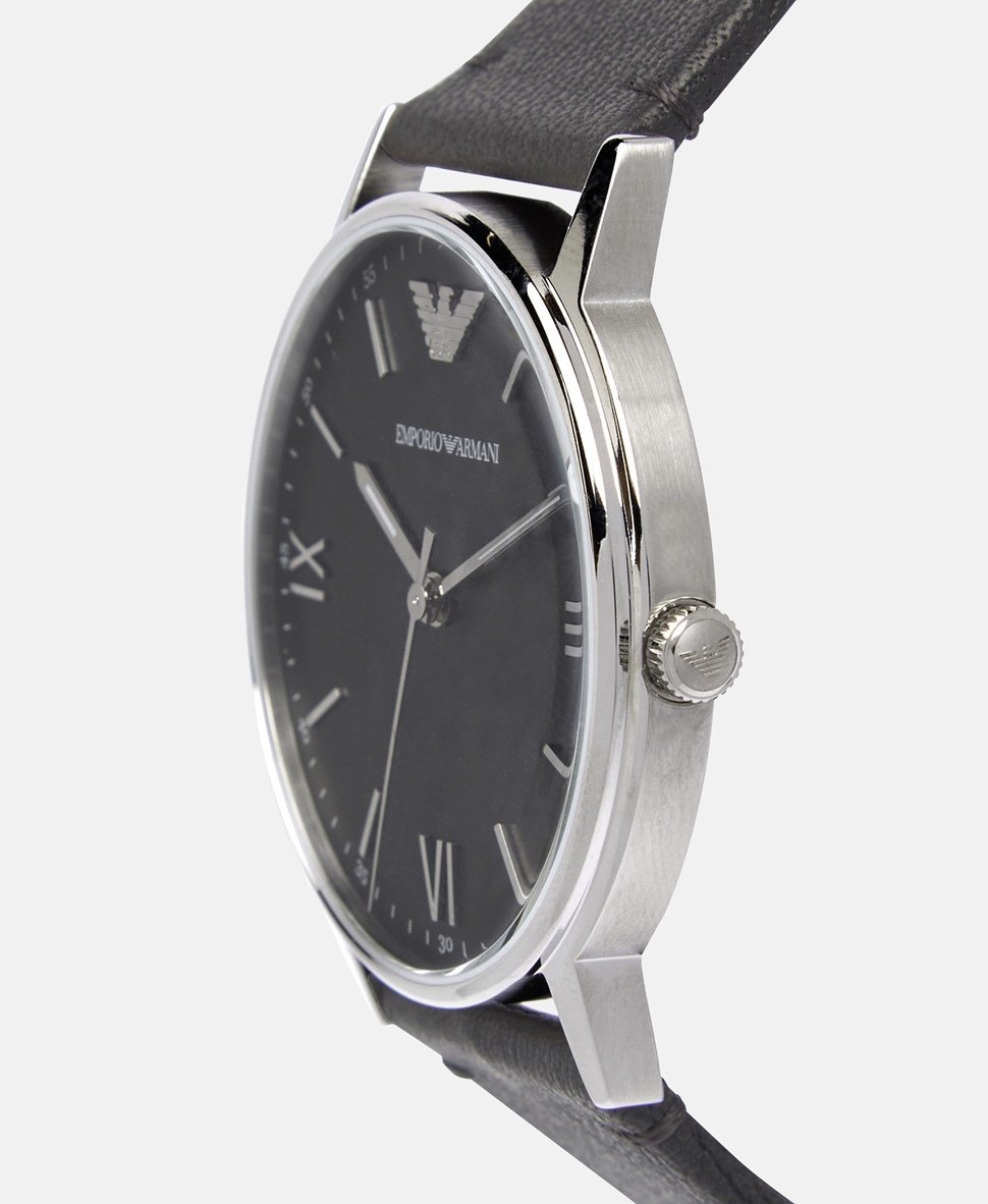 Emporio Armani hodinky Stříbrná 2