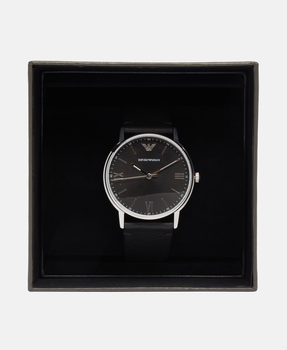 Emporio Armani hodinky Stříbrná 4