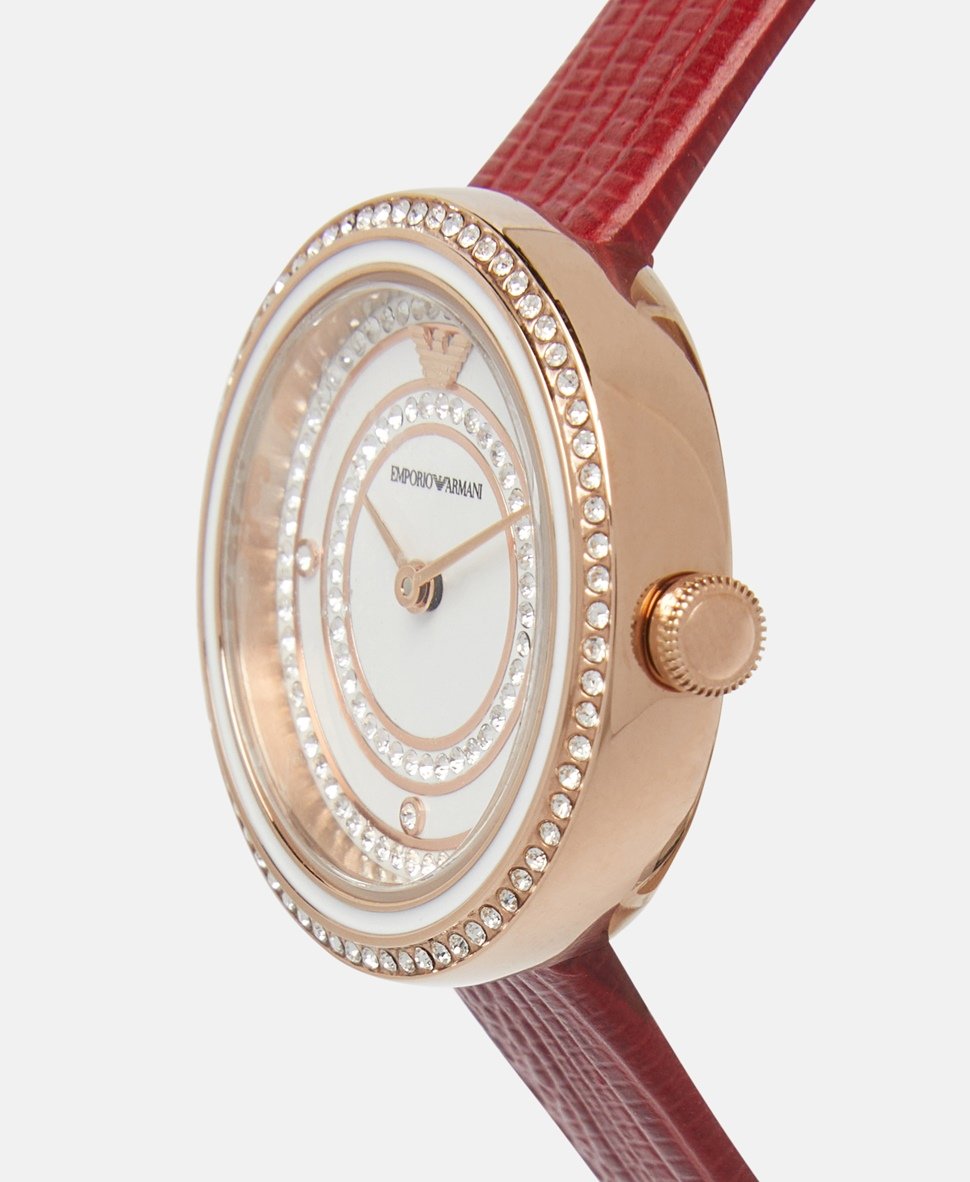 Emporio Armani hodinky Růžově zlatá 2