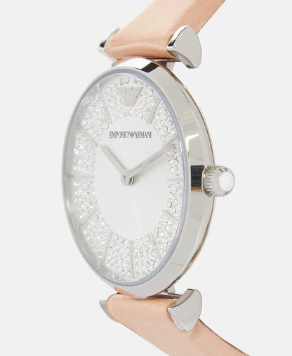 Emporio Armani hodinky Stříbrná 2