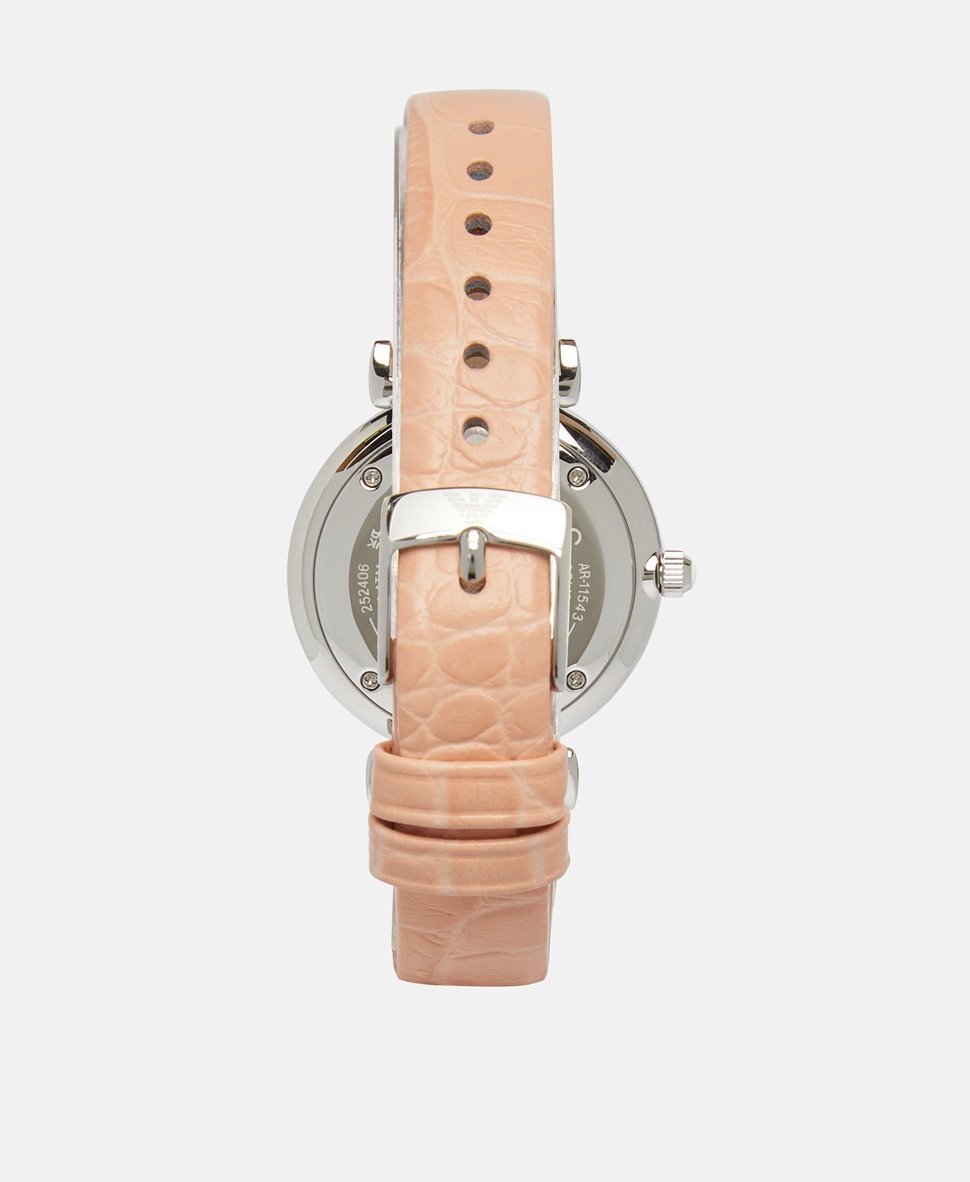 Emporio Armani hodinky Stříbrná 3