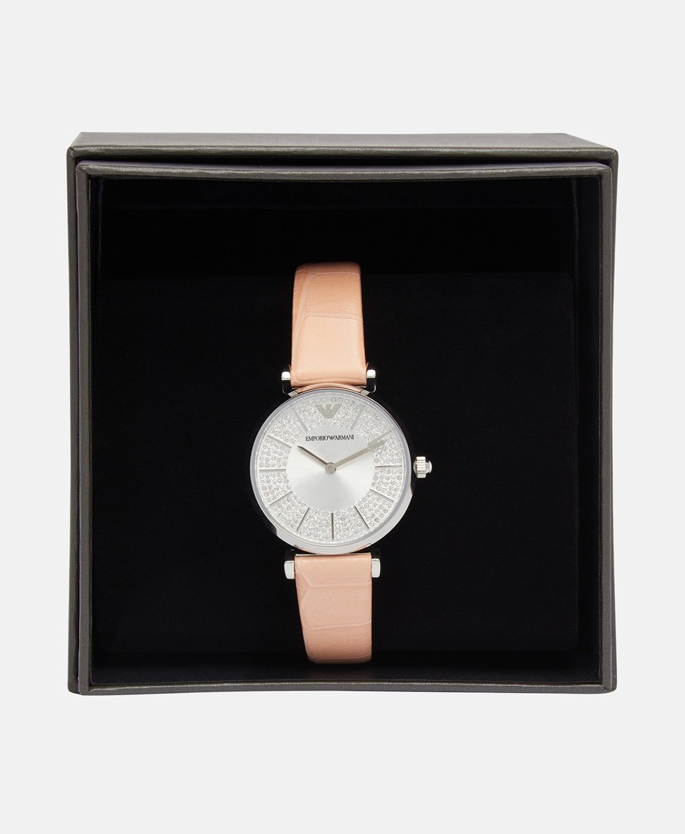 Emporio Armani hodinky Stříbrná 4