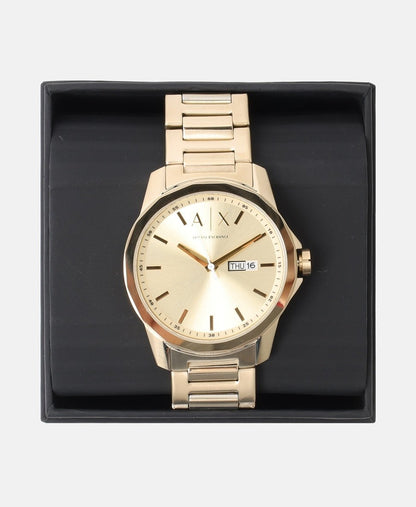 Armani Exchange hodinky Zlatá 4