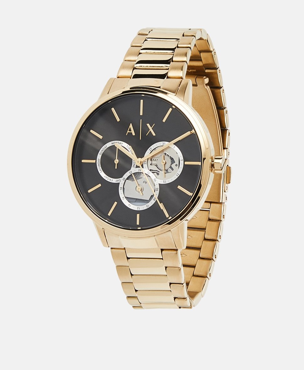 Armani Exchange hodinky Zlatá 1