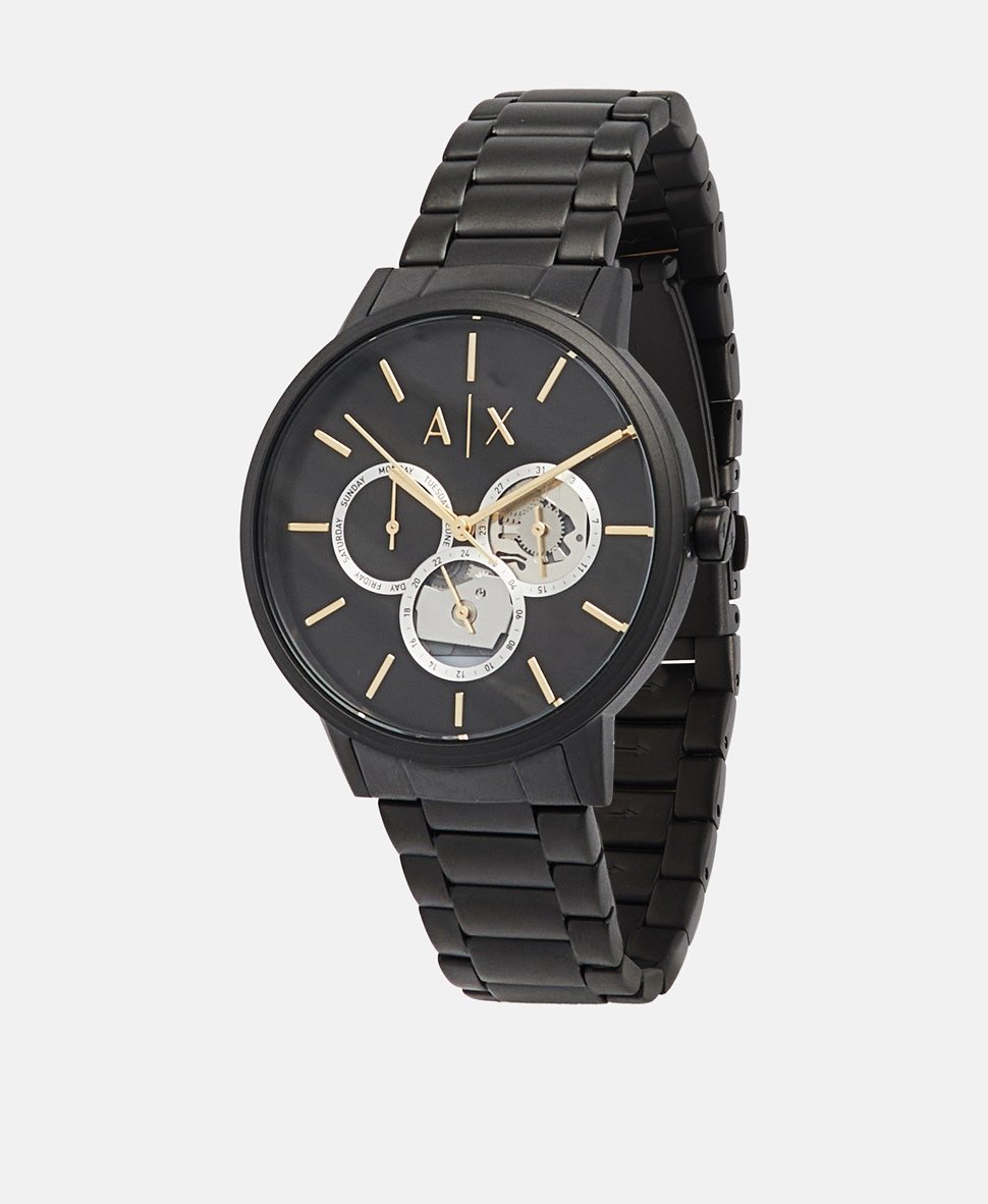 Armani Exchange hodinky Černá 1