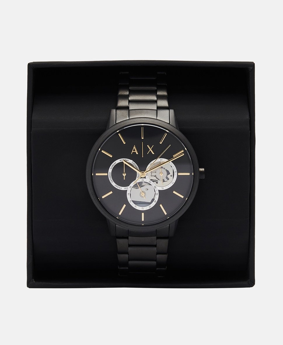 Armani Exchange hodinky Černá 4