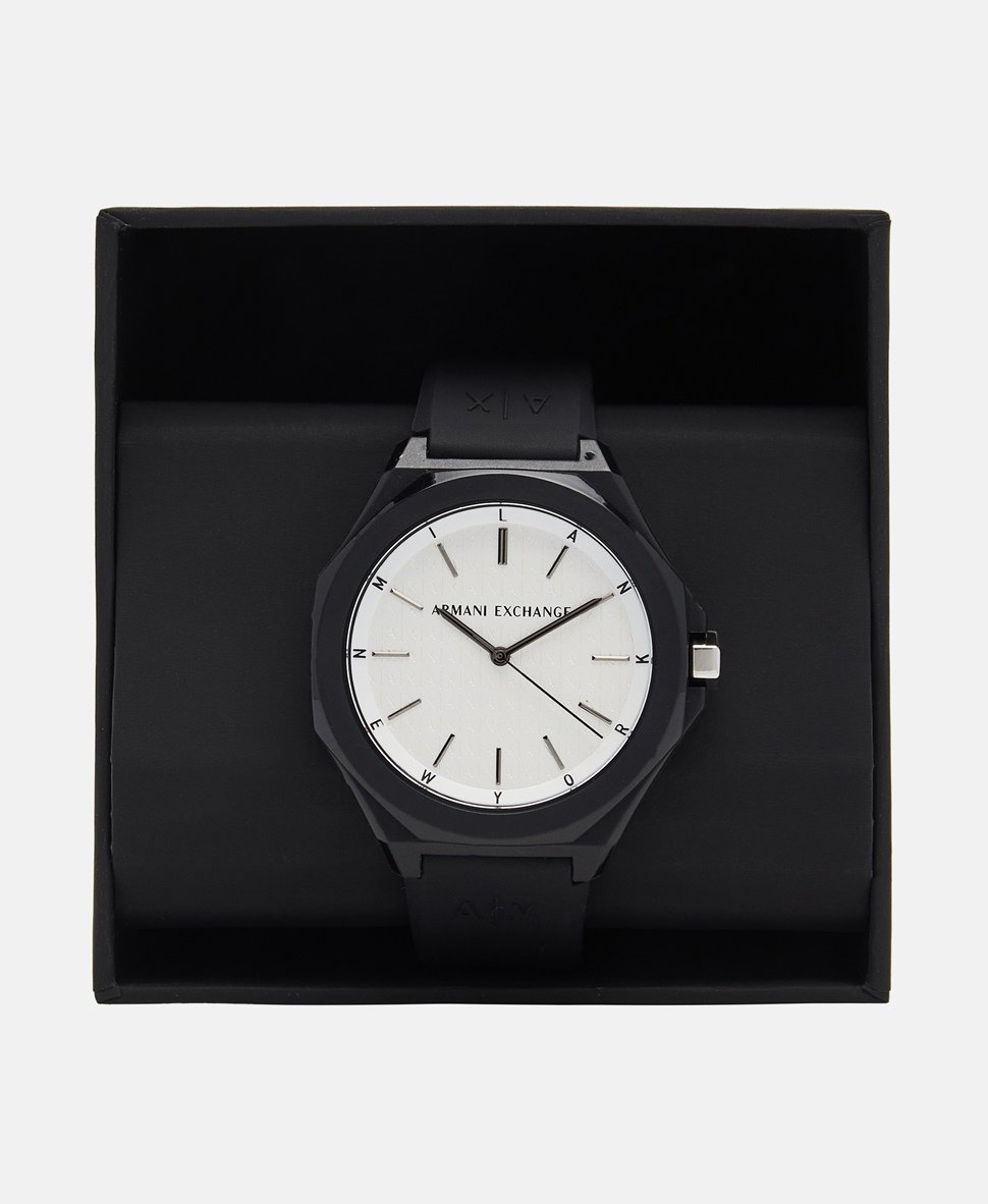 Armani Exchange hodinky Černá 4
