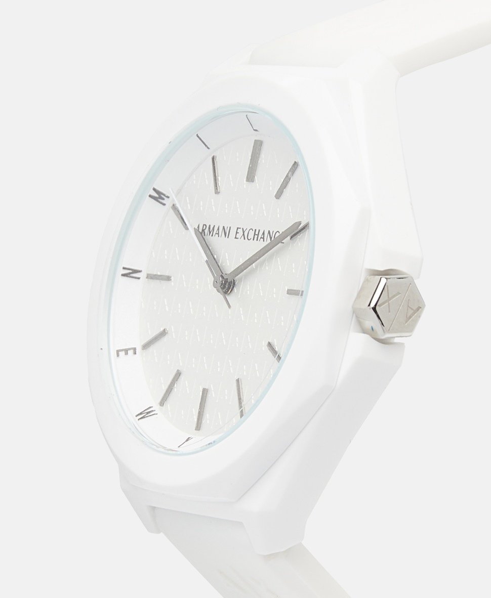 Armani Exchange hodinky Bílá 2