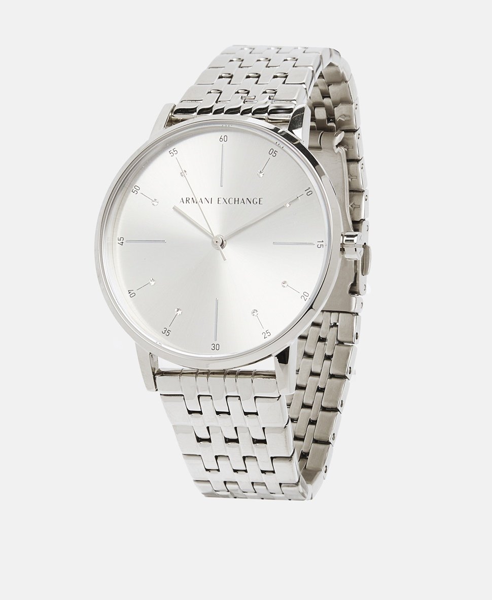 Armani Exchange hodinky Stříbrná 1