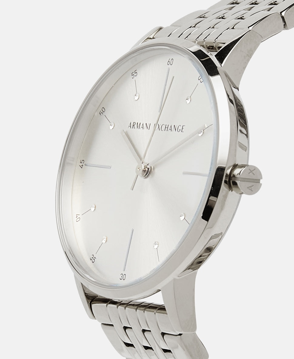 Armani Exchange hodinky Stříbrná 2