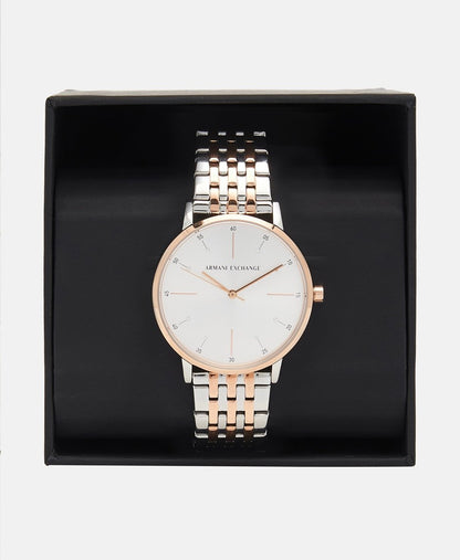 Armani Exchange hodinky Stříbrná 4