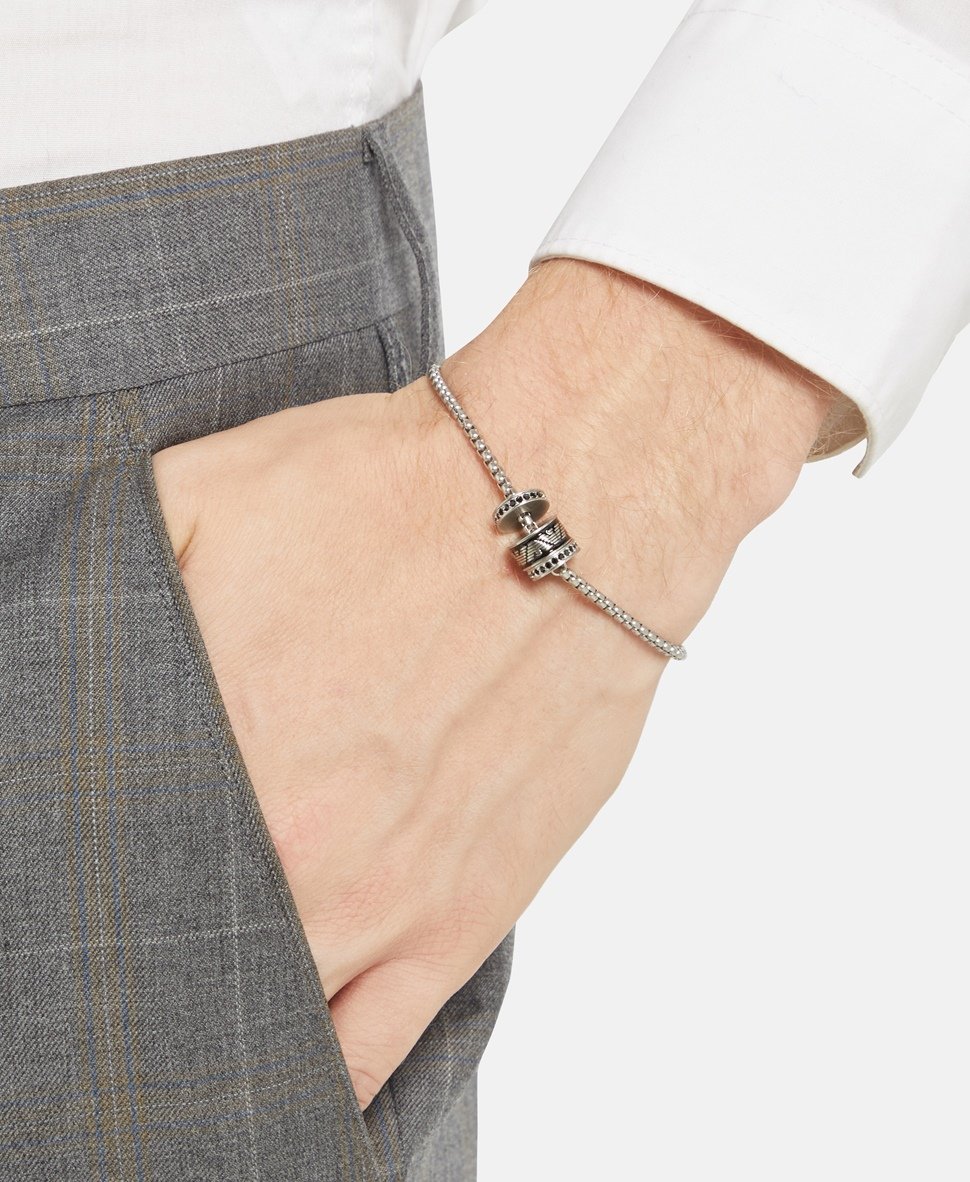 Emporio Armani náramek Stříbrná 3