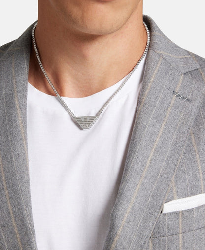 Emporio Armani náhrdelník Stříbrná 3