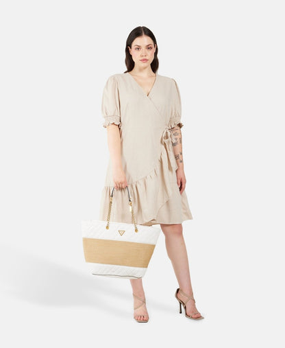 Guess kabelka tote Bílá 5