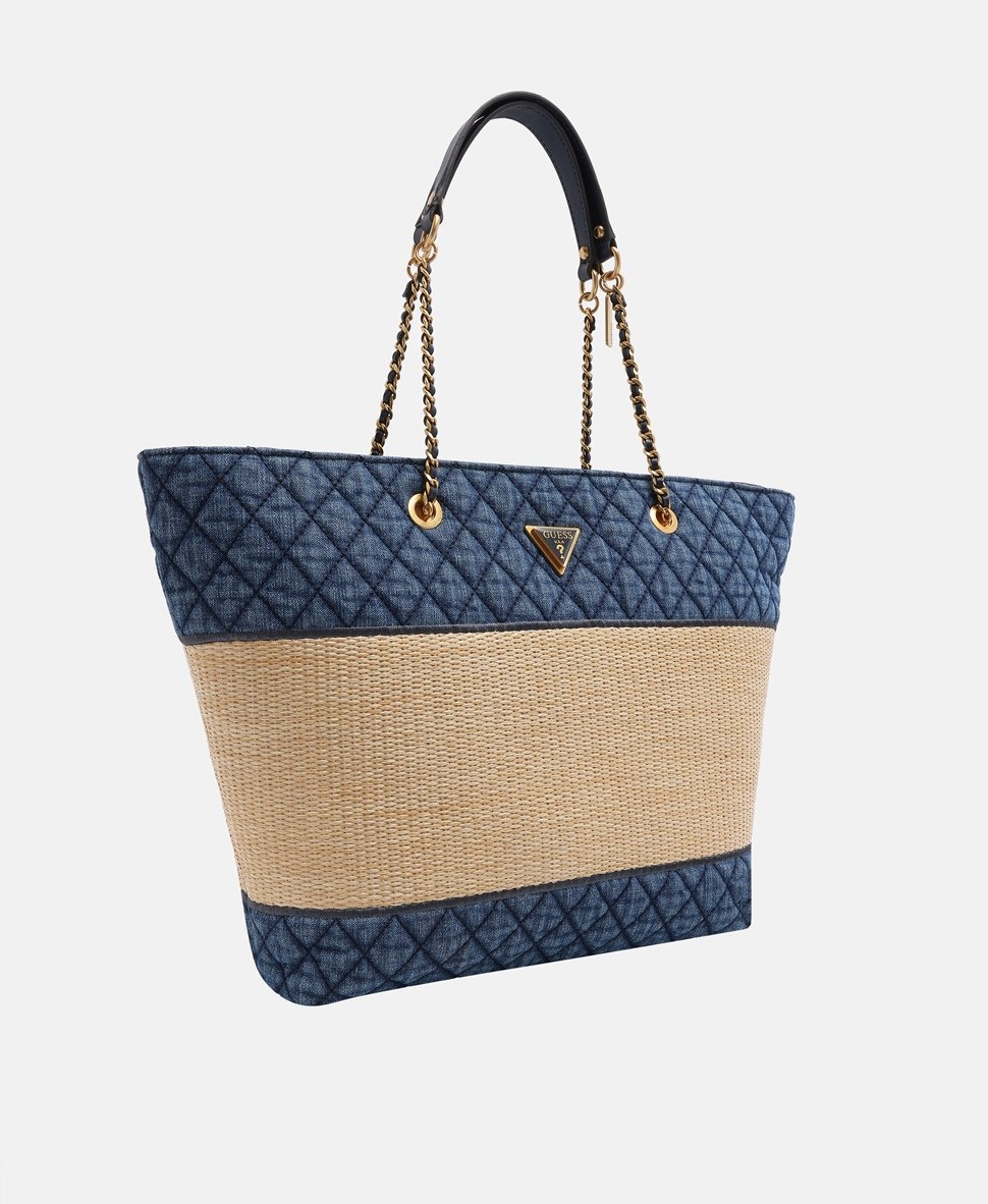 Guess kabelka tote Modrá 1