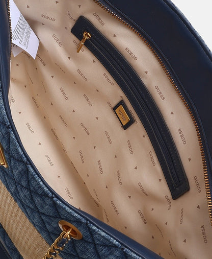 Guess kabelka tote Modrá 3