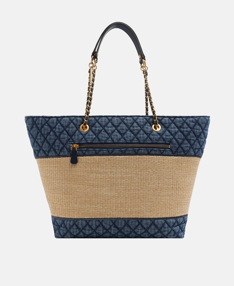 Guess kabelka tote Modrá 4