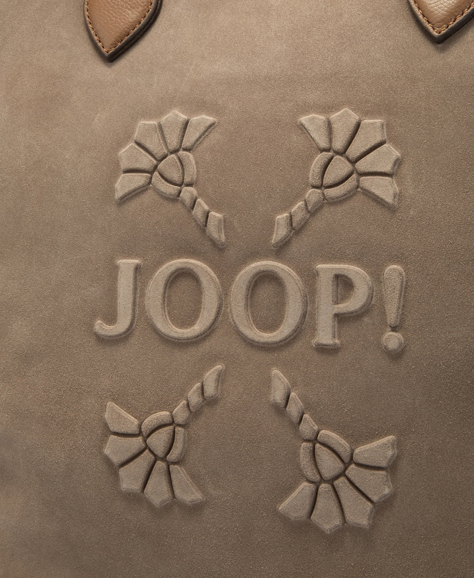 Joop! kožená kabelka tote Khaki 3
