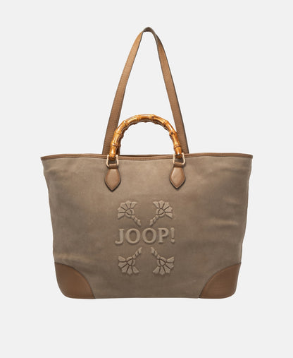 Joop! kožená kabelka tote Khaki 6