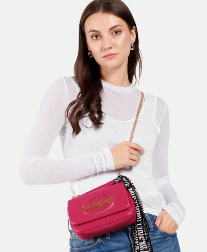 Love Moschino kabelka přes rameno Růžová 5