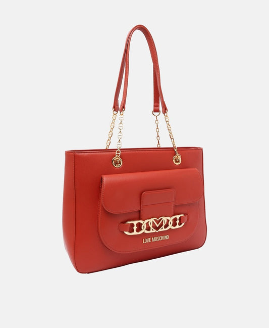 Love Moschino kabelka tote Hnědá 1
