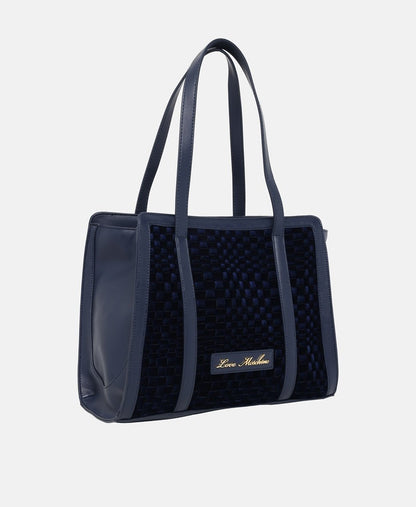 Love Moschino kabelka tote Modrá 1