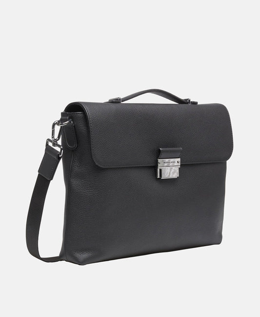 Michael Kors kožená aktovka Černá 1