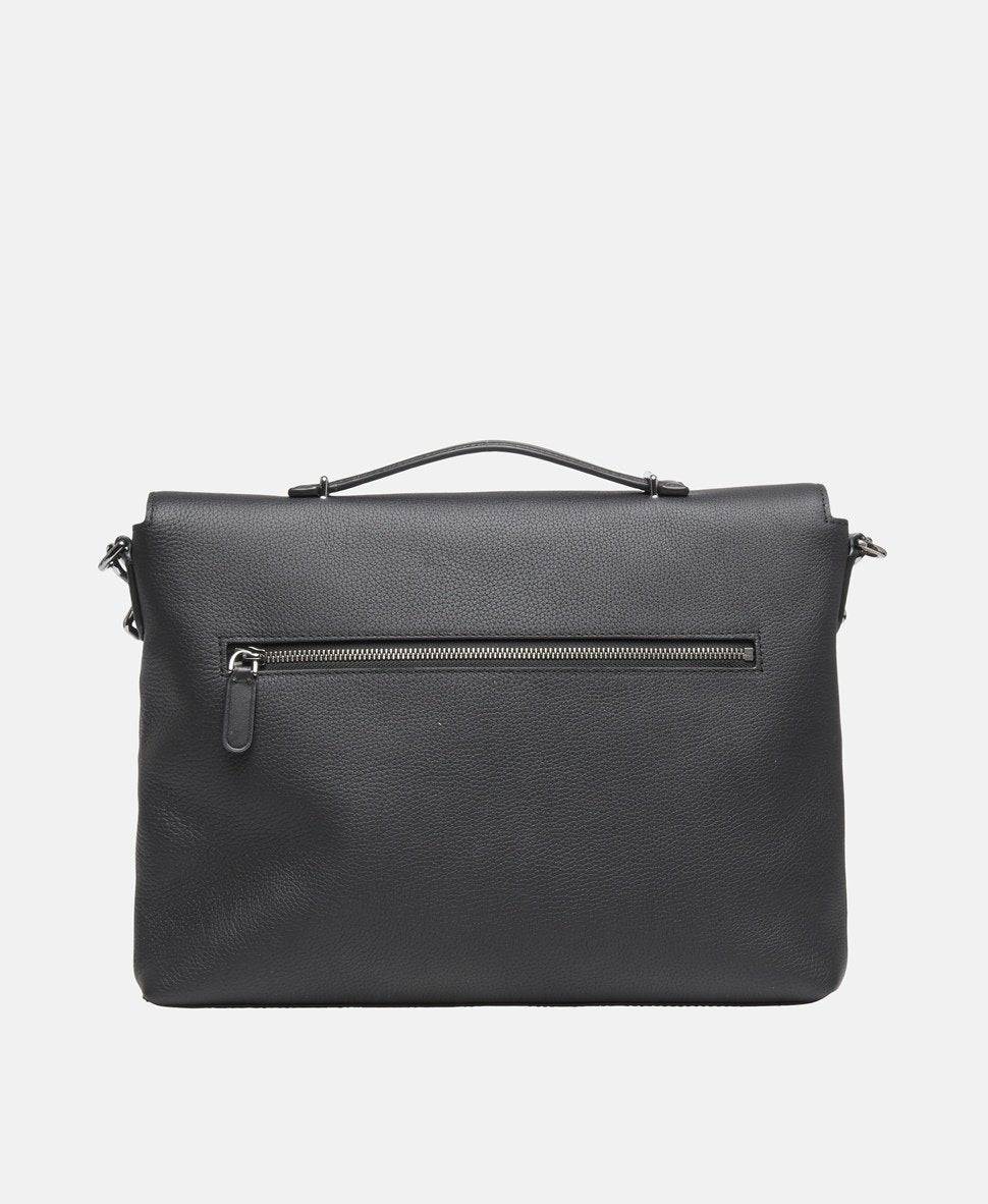 Michael Kors kožená aktovka Černá 4