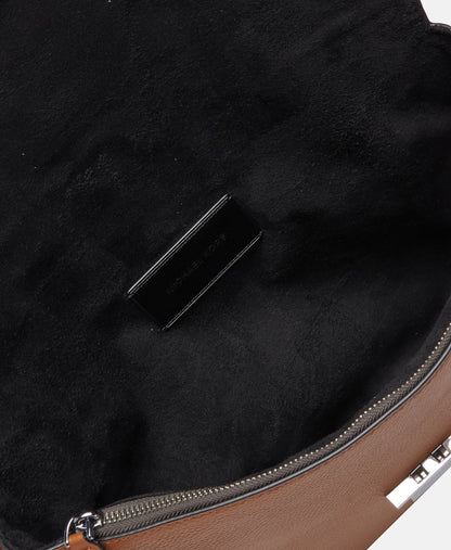 Michael Kors kožená aktovka Koňaková 3