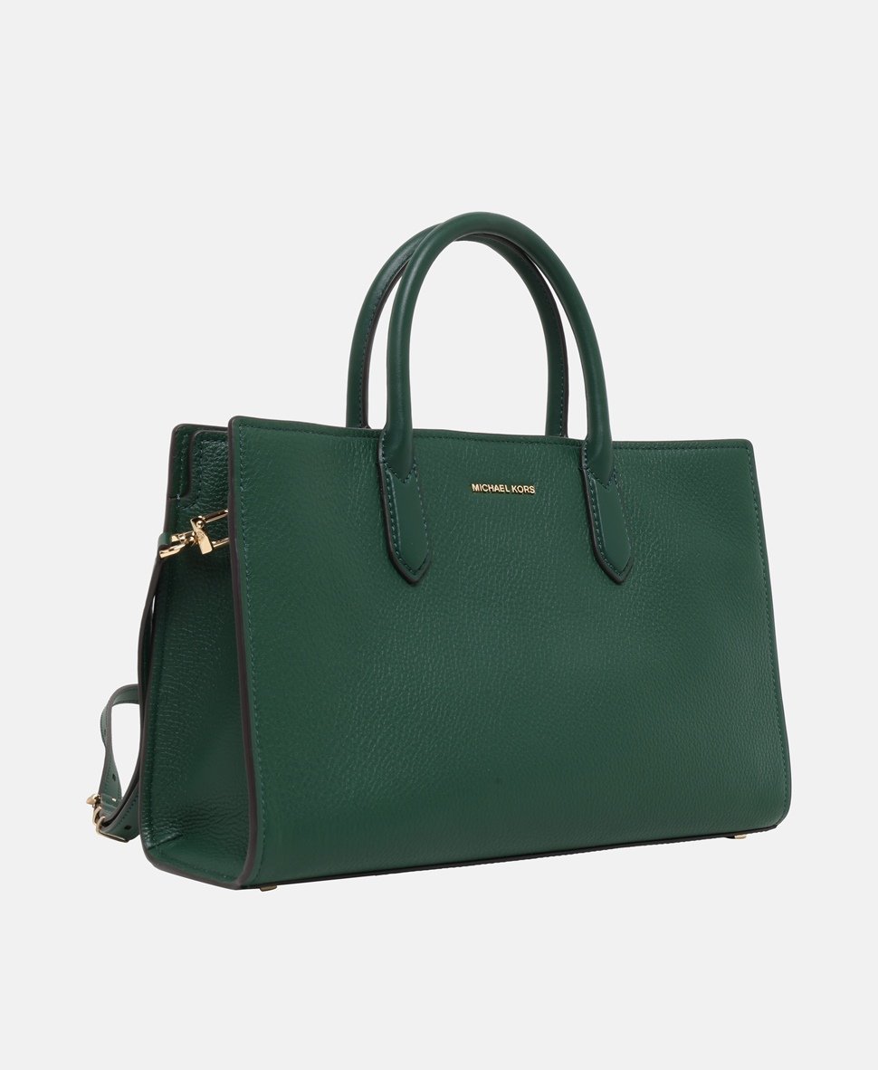 Michael Michael Kors kožená kabelka Zelená 1