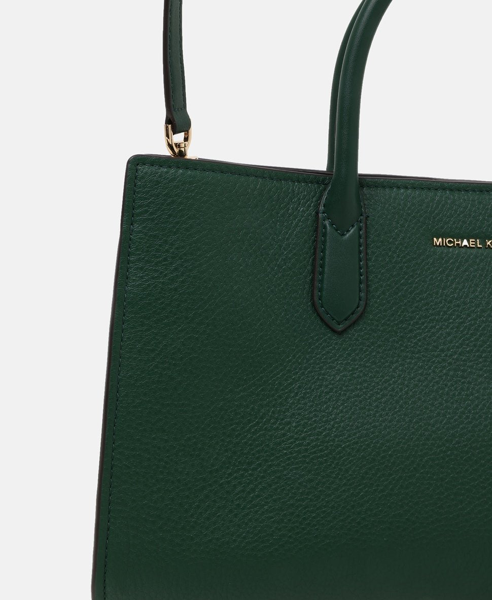 Michael Michael Kors kožená kabelka Zelená 2