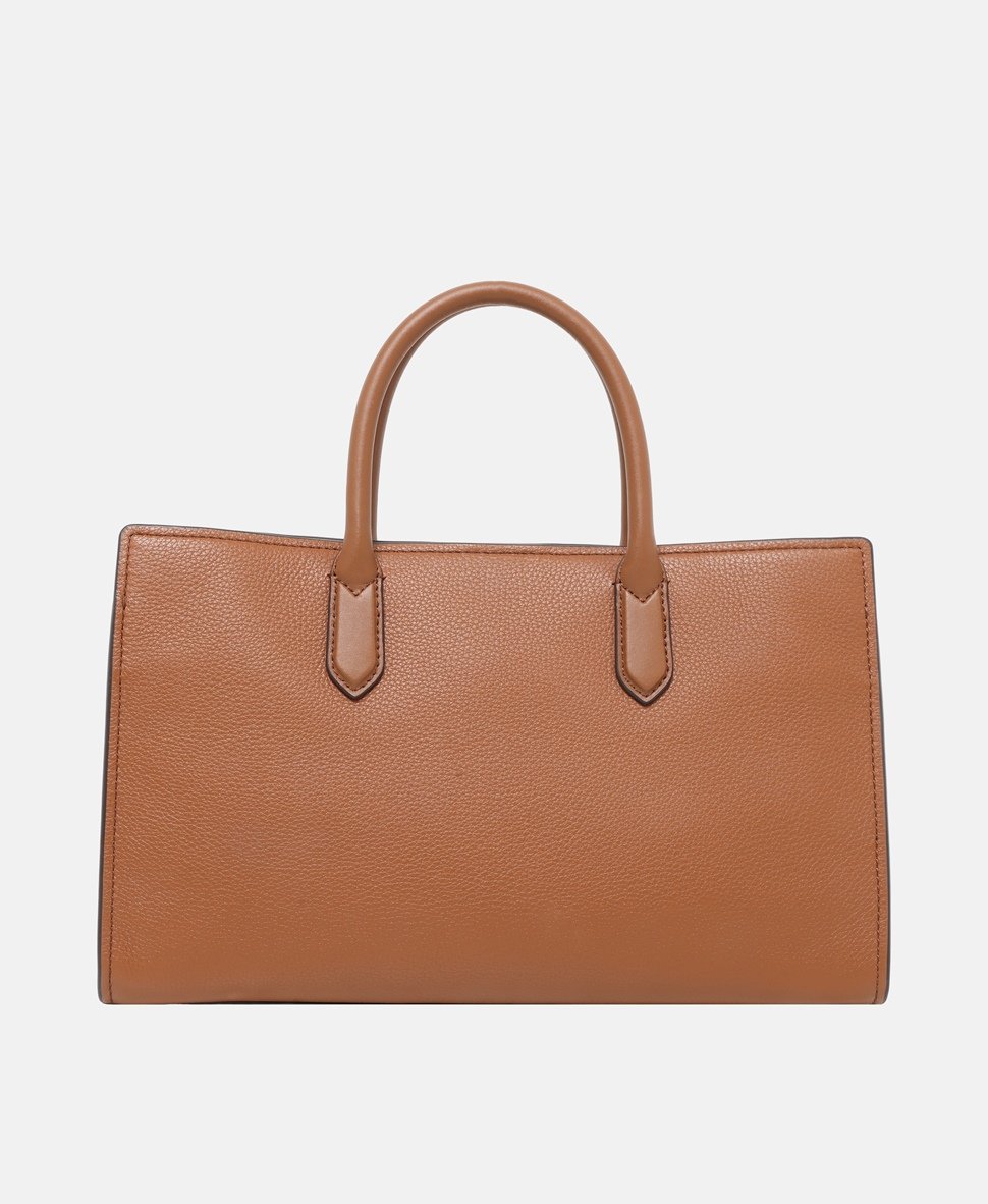 Michael Michael Kors kožená kabelka Koňaková 4