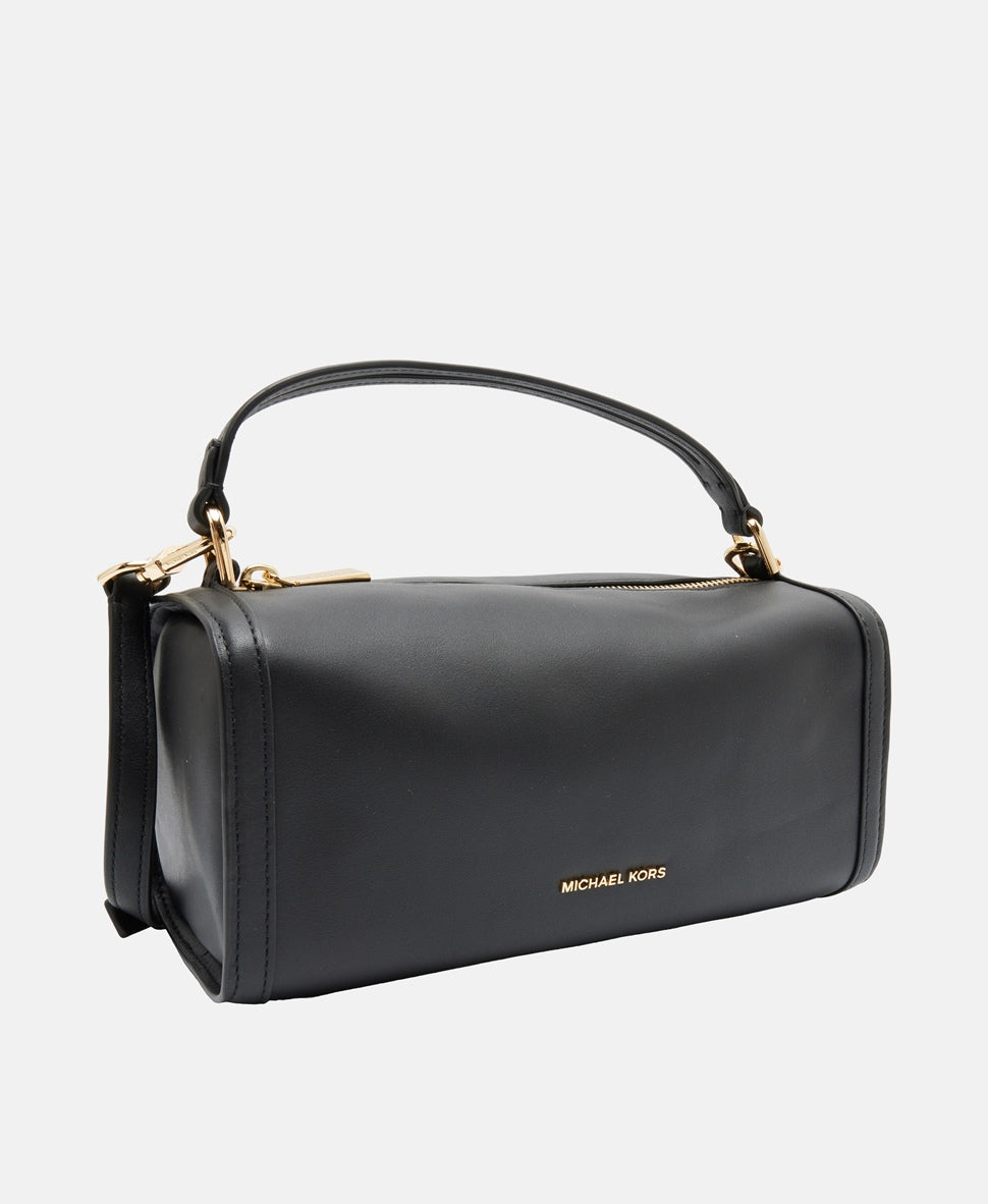 Michael Michael Kors Kožená messenger taška Černá 1
