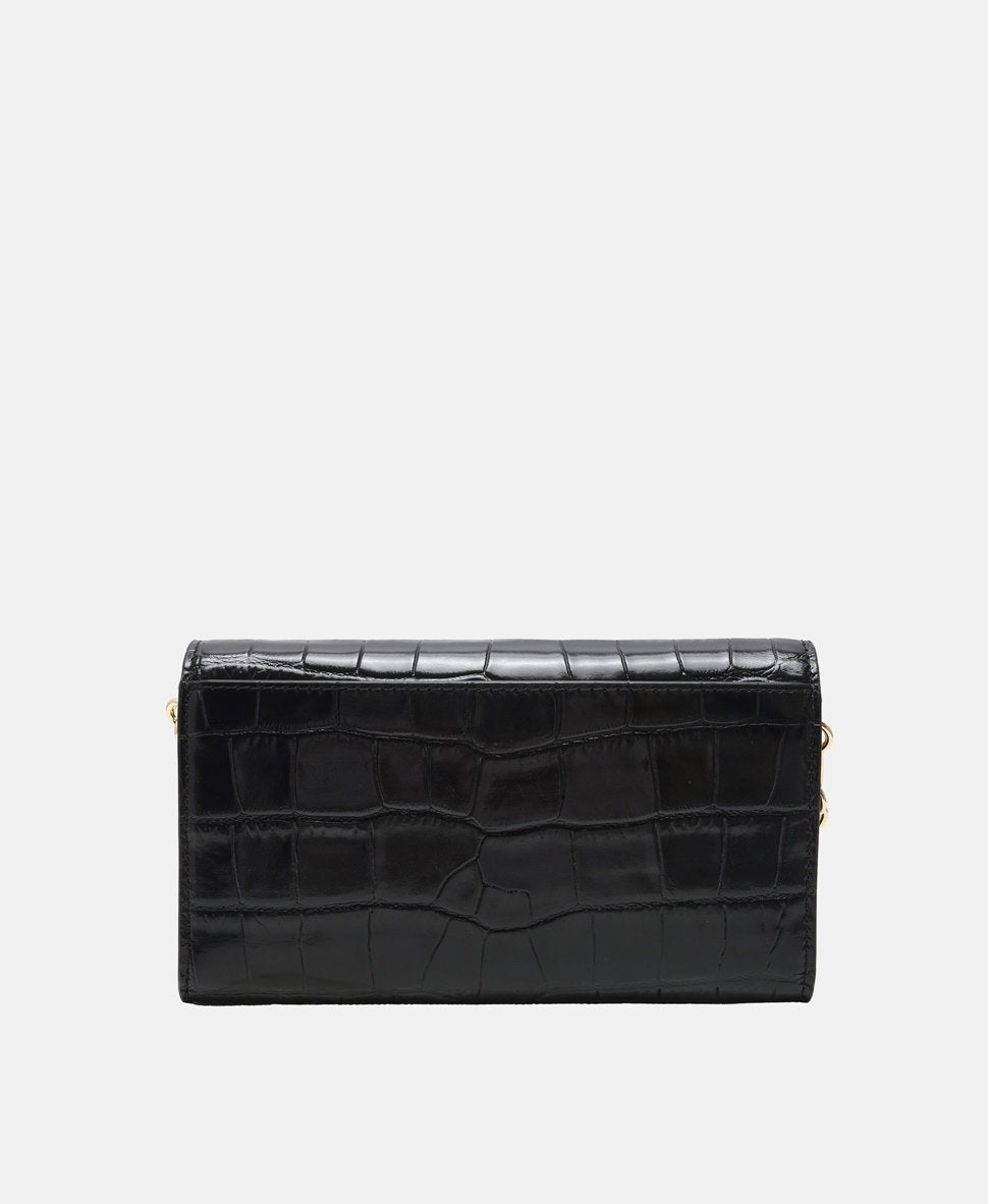 Michael Michael Kors Kožená kabelka přes rameno Černá 4