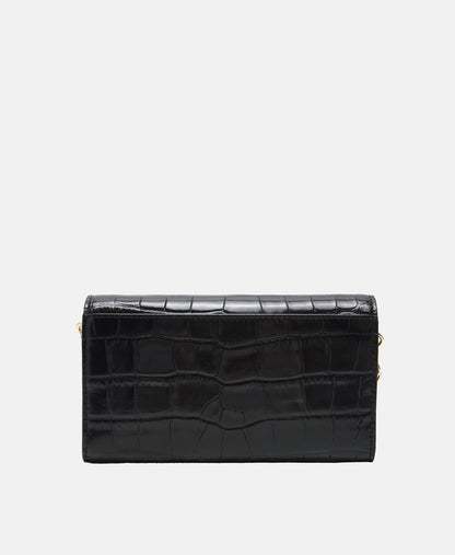 Michael Michael Kors Kožená kabelka přes rameno Černá 4