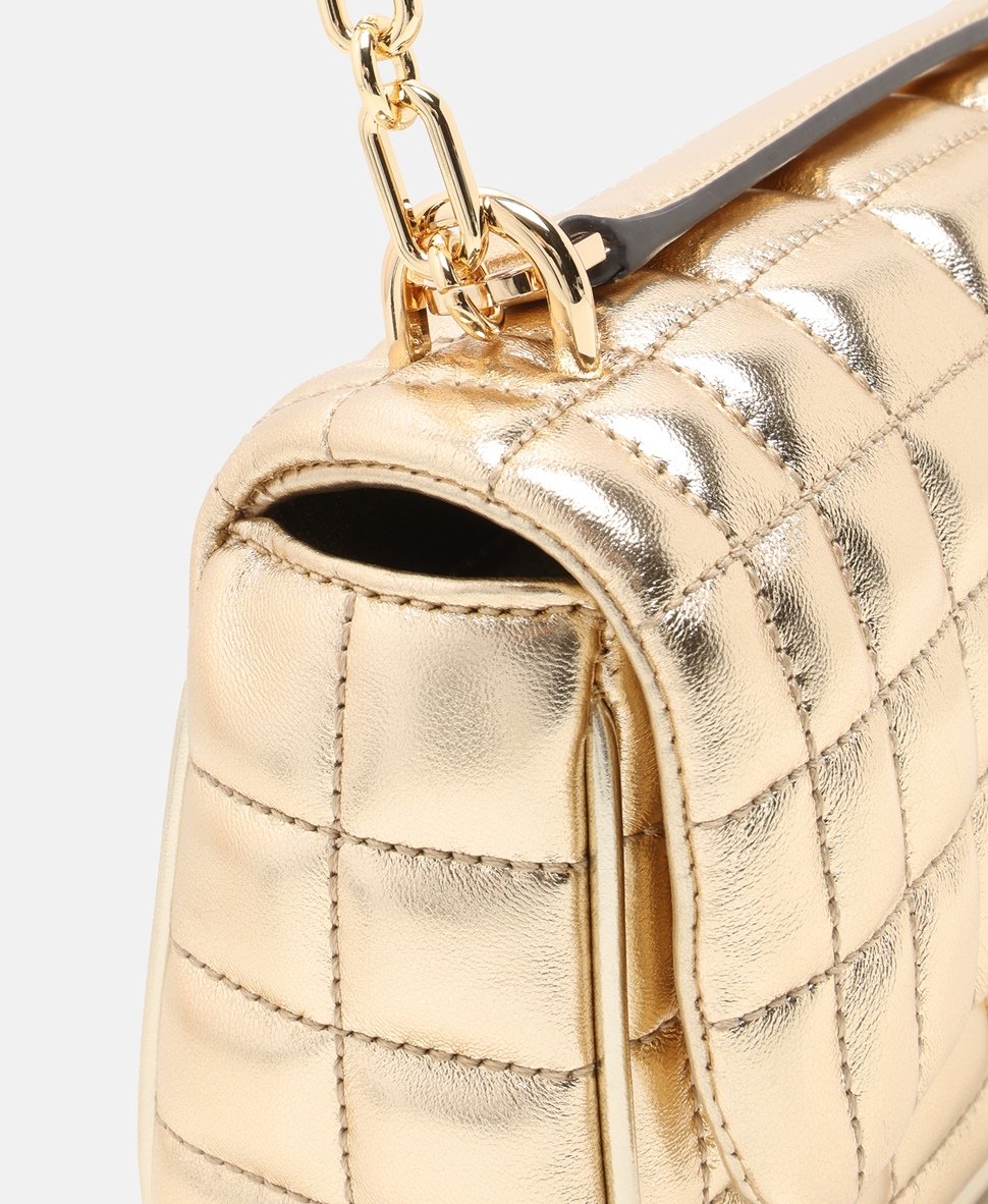 Michael Michael Kors Kožená messenger taška Zlatá 2