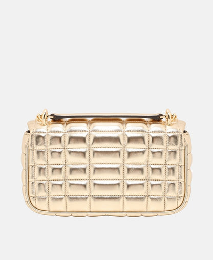 Michael Michael Kors Kožená messenger taška Zlatá 4