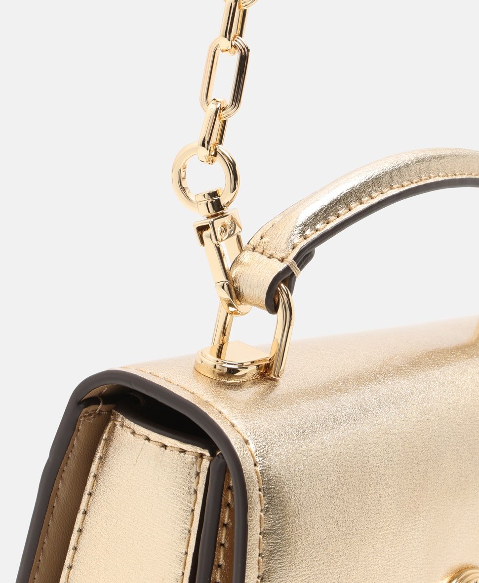 Michael Michael Kors kožená kabelka Zlatá 2