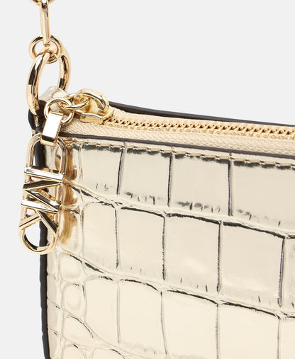 Michael Michael Kors kožená kabelka Zlatá 2