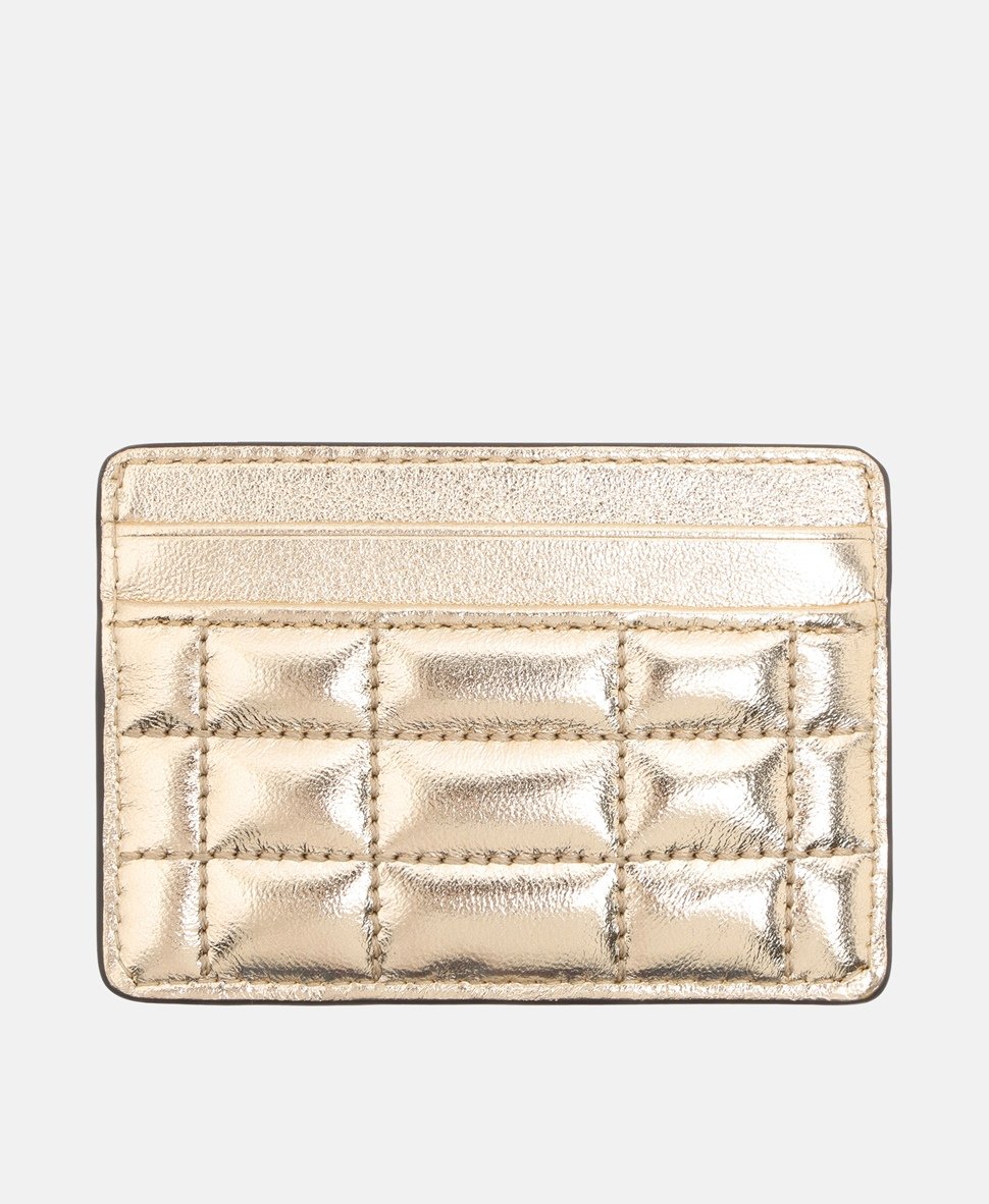 Michael Michael Kors kožené pouzdro na karty Zlatá 2