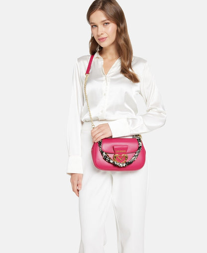 Love Moschino kabelka přes rameno Růžová 5